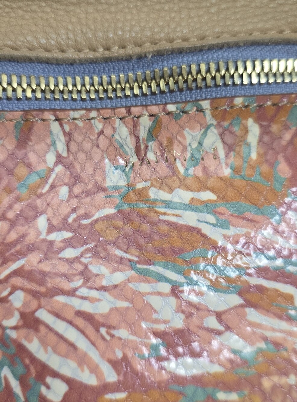 Hammitt Dillon 6 Way Crossbody Bag Clutch Garden Party Snake Embossed Leather - Picture 16 of 16